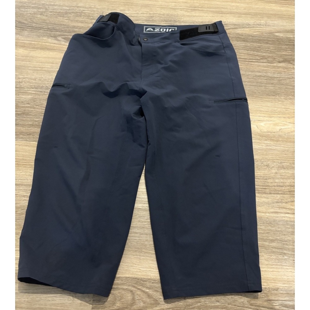 Zoic Men's Mountain Biking Ikonik Knickers Size XL Navy Biking Shorts